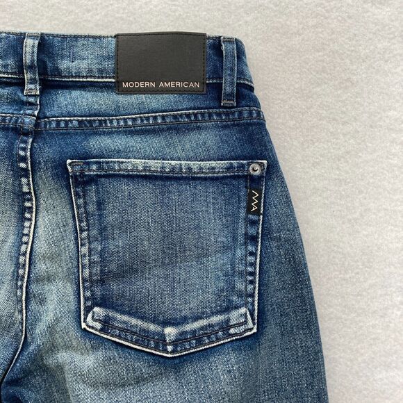 Modern American Jeans Women's‎ 26 Mesa Slim Bootcut Magnolia Wash Blue Denim NWT - Picture 13 of 14